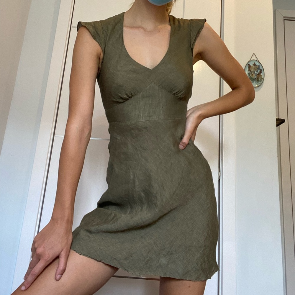 Vintage linen dress